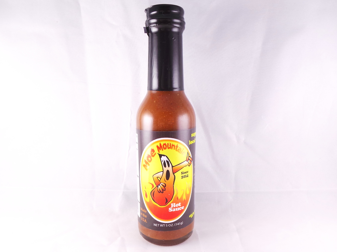 Bild Moe Mountain Hot Sauce Flasche